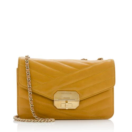 Chanel Lambskin Gabrielle Chevron Small Shoulder Bag