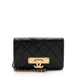 Chanel Lambskin Golden Class Wallet on Chain Bag
