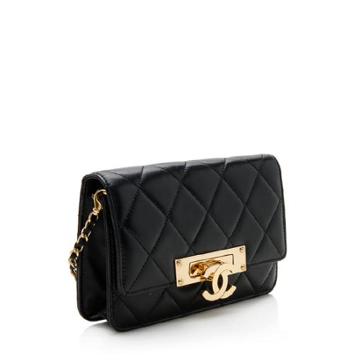 Chanel Lambskin Golden Class Wallet on Chain Bag