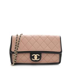 Chanel Lambskin Graphic Medium Flap Bag