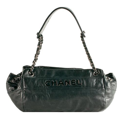 Chanel Lambskin LAX Medium Shoulder Handbag