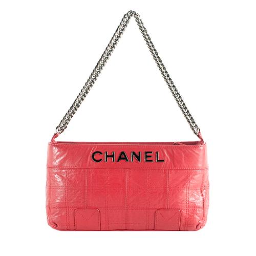 Chanel Lambskin LAX Shoulder Handbag