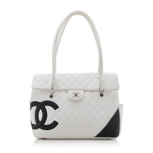 Chanel Lambskin Ligne Cambon Large Flap Shoulder Bag