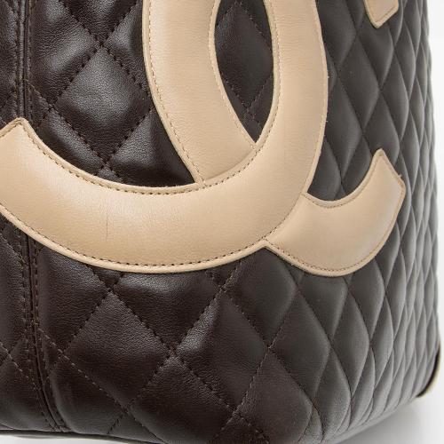 Chanel Lambskin Ligne Cambon Large Shopping Tote - FINAL SALE