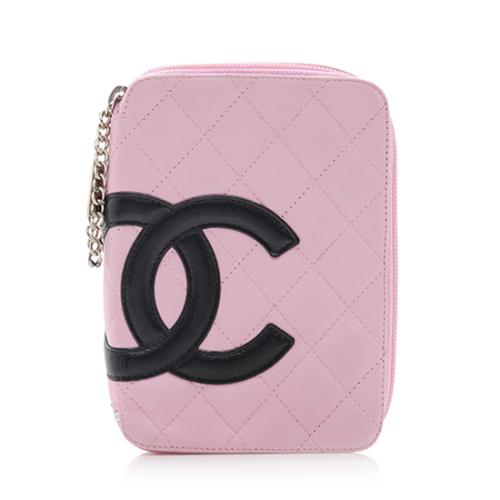 Chanel Quilted Lambskin Ligne Cambon Pouch 