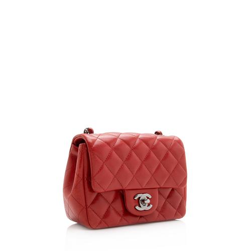 Chanel Lambskin Mini Square Flap Bag