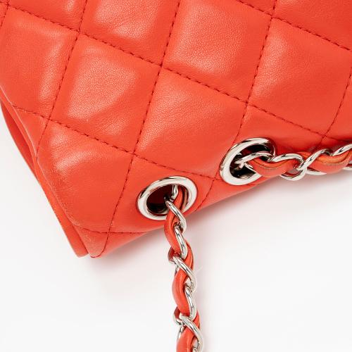 Chanel Lambskin Pagode Piping Flap Shoulder Bag