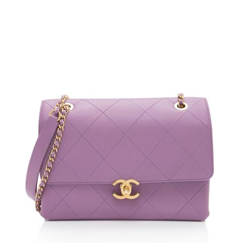 Chanel Lambskin Sleek & Chic Small Flap Bag, Chanel Handbags