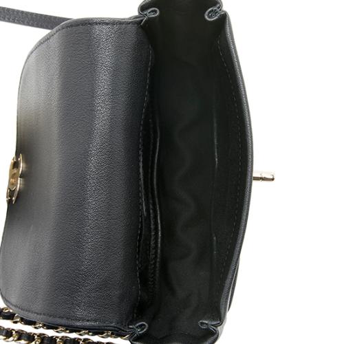 Chanel Lambskin Small Flap Messenger Bag