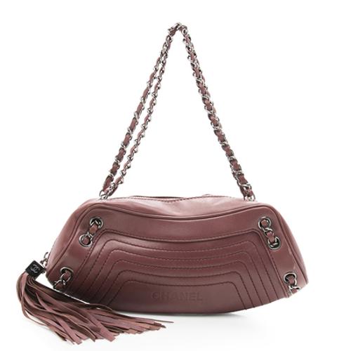 Chanel Lambskin Tassel Shoulder Bag