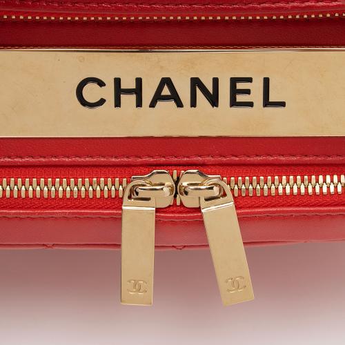 Chanel Lambskin Trendy CC Small Bowling Satchel