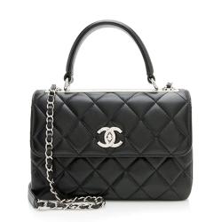 Chanel Lambskin Trendy CC Top Handle Small Shoulder Bag