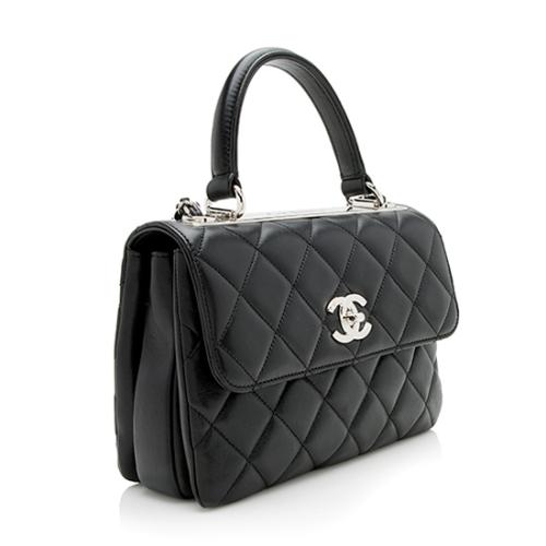 Chanel Lambskin Trendy CC Small Top Handle