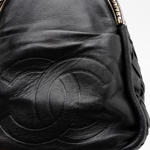 Chanel Large Ultimate Soft Leather Hobo Bag Black -DDH