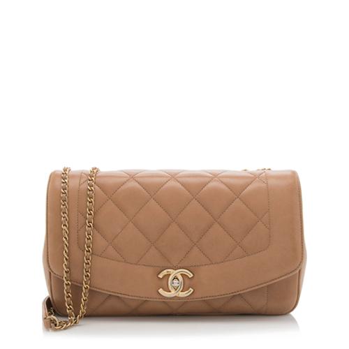 Chanel Lambskin Vintage Chic Flap Medium Shoulder Bag