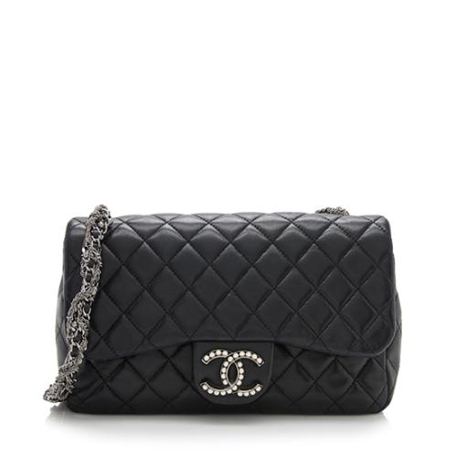 Chanel Lambskin Westminster Pearls Medum Flap Bag