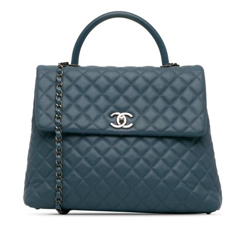 Chanel Large Caviar Coco Top Handle Bag
