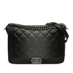 Chanel Large Ombre Calfskin Boy Flap