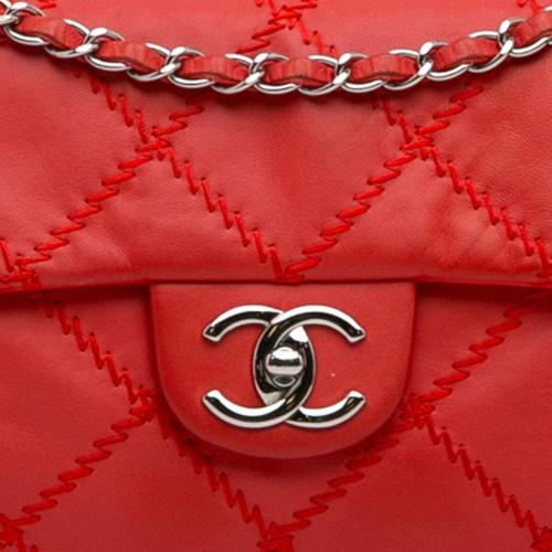 Chanel Large Ultimate Stitch Lambskin Flap