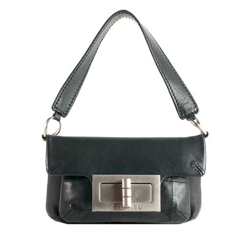 Chanel Leather Mademoiselle Lock Flap Shoulder Bag