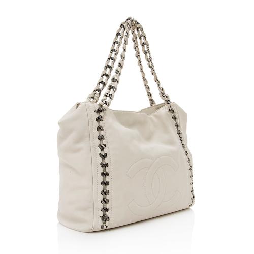 Chanel Calfskin Modern Chain CC Large Tote, Chanel Handbags