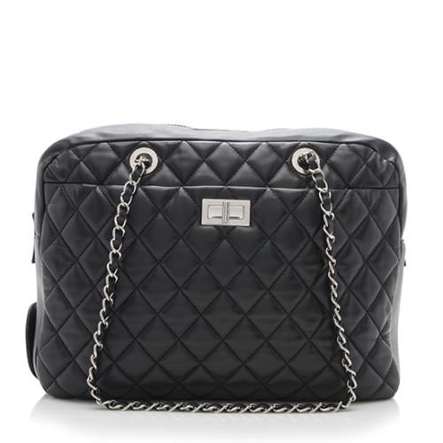 Chanel Leather Rain Reissue Large Camera Shoulder Bag
