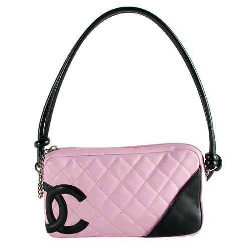 Chanel Ligne Cambon Pochette Shoulder Handbag