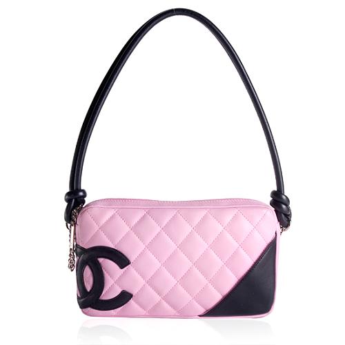 Chanel Ligne Cambon Quilted Pochette Handbag