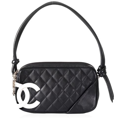 Chanel 'Ligne Cambon' Quilted Pochette Handbag