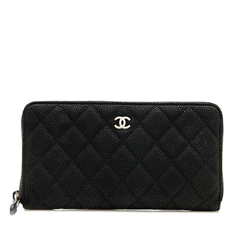 Chanel Zip Long Wallet