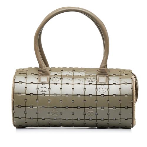 Chanel Lucite Puzzle Barrel Handbag