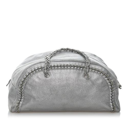 Chanel Luxe Ligne Leather Handbag