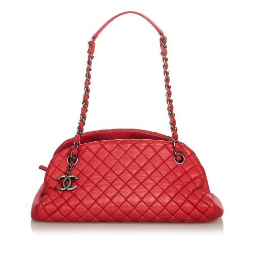 Chanel Mademoiselle Leather Bowling Bag