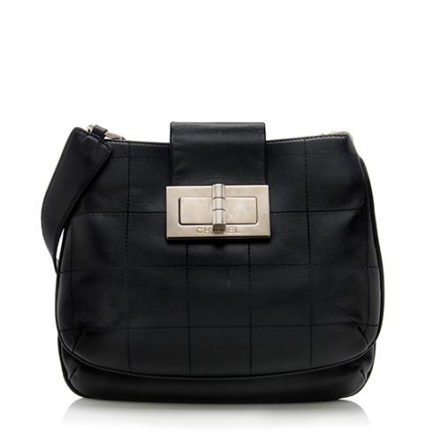 Chanel Leather Mademoiselle Lock Shoulder Bag