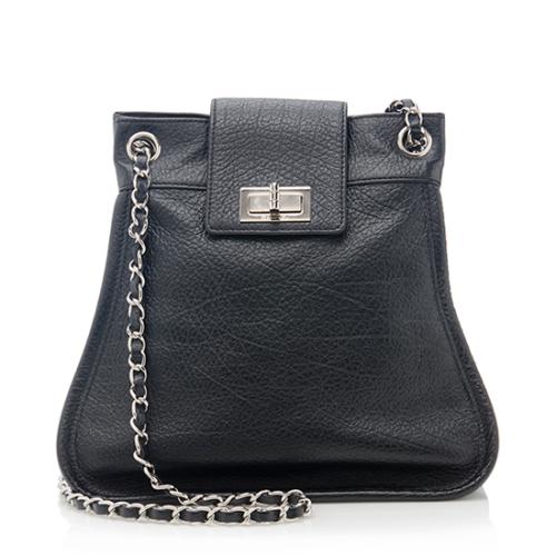 Chanel Leather Mademoiselle Lock Shoulder Bag