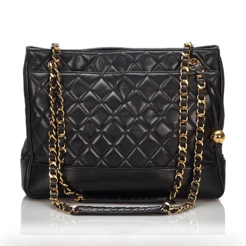 Chanel Vintage Matelasse Lambskin Shoulder Bag