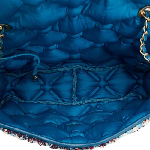 Chanel Maxi Chesterfield Tweed Single Flap, Chanel Handbags