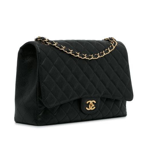 Chanel Maxi Classic Caviar Single Flap Bag