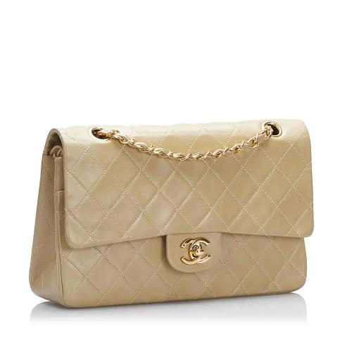 Chanel Medium Classic Lambskin Double Flap Bag, Chanel Handbags