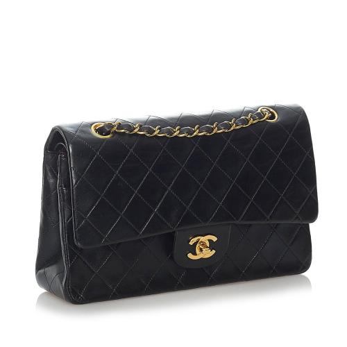 Chanel Medium Classic Lambskin Leather Double Flap Bag
