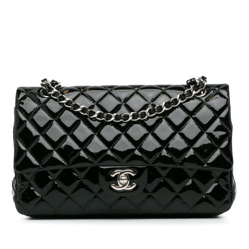 Chanel Medium Classic Patent Double Flap