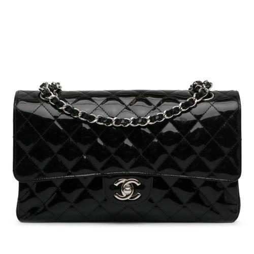 Chanel Medium Classic Patent Double Flap