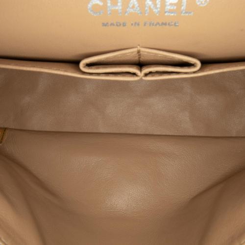 Chanel Medium Classic Washed Lambskin Bijoux Chain Double Flap