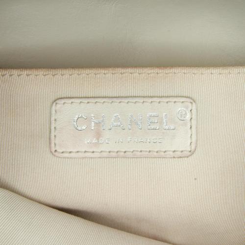 Chanel Medium Lambskin Boy Bicolor Flap Bag