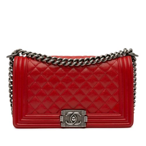 Chanel Medium Lambskin Boy Flap