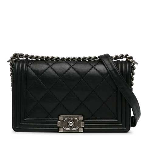 Chanel Medium Lambskin Stitch It Boy Flap