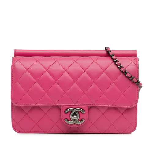 Chanel Medium Quilted Lambskin Crossing Times Flap