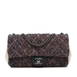 Chanel Medium Tweed Single Flap