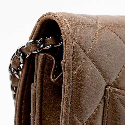 Chanel Metallic Lambskin Classic Wallet on Chain Bag