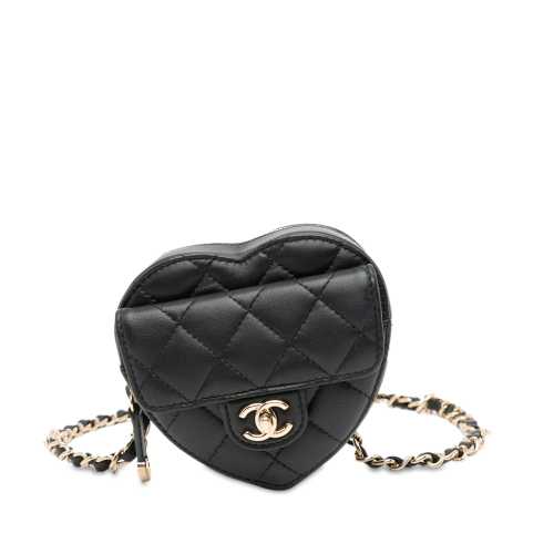 Chanel Mini Lambskin CC in Love Heart Belt Bag